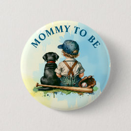 Mommy to be | Niedliche Babydusche Button
