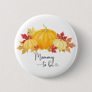 Mommy to be-Oh Boy A Little Pumpkin WatercolButton Button