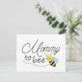 Mommy to be postkarte (Stehend Vorderseite)