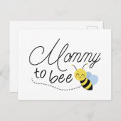 Mommy to be postkarte (Vorne/Hinten)