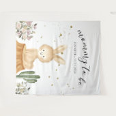 Mommy to be rabbit bunny backdrop wandteppich (Vorderseite (Horizontal))