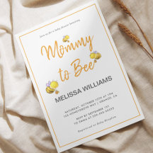 Mommy to be Simple Elegant Baby Shower