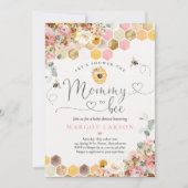 Mommy to be Spring Boho Wildblume Babydusche Einladung (Vorderseite)