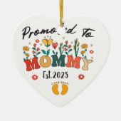 Mommy-to-Be-Test. 2025: Der Keepake der neuen Mutt Keramik Ornament (Vorne)