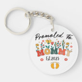 Mommy-to-Be-Test. 2025: Der Keepake der neuen Mutt Schlüsselanhänger (Vorderseite)