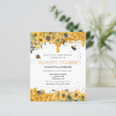 Mommy to be Watercolor Sonnenblumenhoney (Stehend Vorderseite)