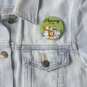 Mommy to be | Woodland Creatures Babydusche Button (Beispiel)