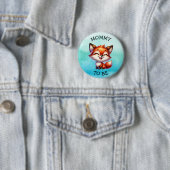 Mommy to be | Woodland Creatures Babydusche Button (Beispiel)