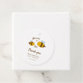 Mommy to Bee Baby Dusche Danke Niedlich Gelb Geschenkanhänger (Beispiel)