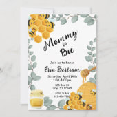 Mommy to Bee Baby Dusche Einladung (Vorderseite)
