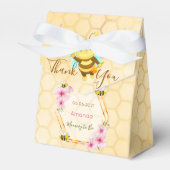 Mommy to Bee Baby Dusche Honigwabenwabe danke Geschenkschachtel (Vorderseite)