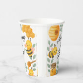 Mommy to Bee Baby Shower 8 oz Paper Cup Pappbecher (Rechts)