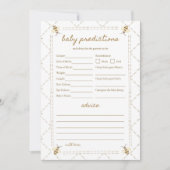 Mommy To Bee Baby Shower Baby Traits Game Cards Einladung (Vorderseite)