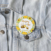 Mommy to Bee Baby Shower Button (Beispiel)