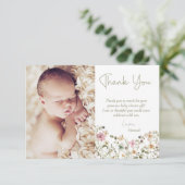 Mommy to Bee Baby Shower Dankeskarte (Stehend Vorderseite)