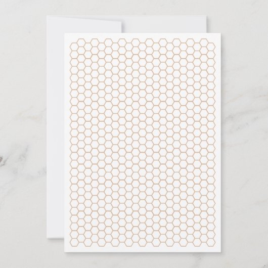 Mommy to Bee Baby Shower Einladung (Rückseite)