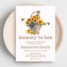 Mommy to Bee Baby Shower
