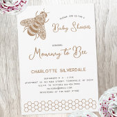 Mommy to Bee Baby Shower Einladung