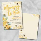 Mommy to BEE Baby Shower Einladung