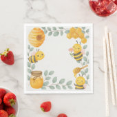 Mommy to Bee Baby Shower Luncheon Napkin Serviette (Beispiel)