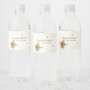 Mommy to Bee Baby Shower Wasserflaschenetikett