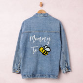 Mommy to Bee Baby Shower Wedding  Jeansjacke (Hangar)