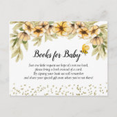 Mommy to Bee Books for Baby Card Einladungspostkarte (Vorderseite)
