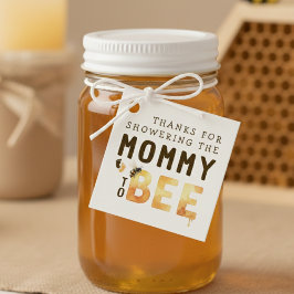 Mommy to Bee Bumblebee Thank You Baby Shower Geschenkanhänger