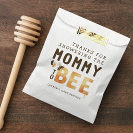 Mommy to Bee Bumblebee Thank You Baby Shower Geschenktütchen
