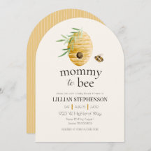 Mommy To Bee Bumblebee Yellow Baby Shower