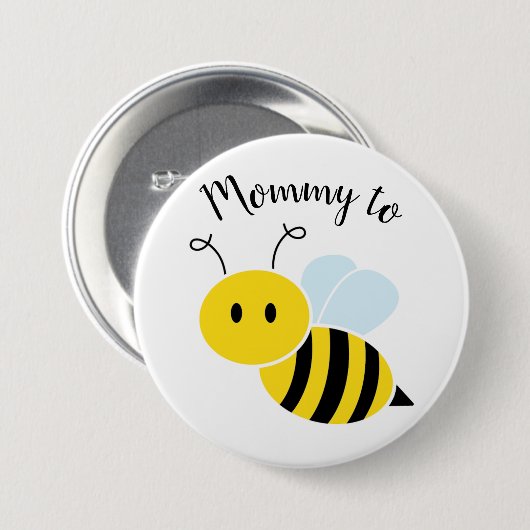 Mommy to Bee Button (Vorne & Hinten)