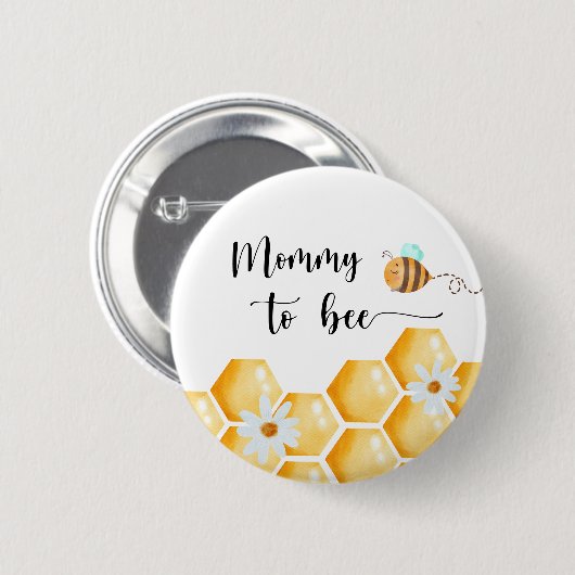 Mommy to Bee Button (Vorne & Hinten)