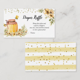Mommy to bee Diaper Raffle Card Begleitkarte