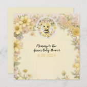 Mommy to Bee Einladung (Vorne/Hinten)