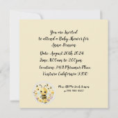 Mommy to Bee Einladung (Rückseite)