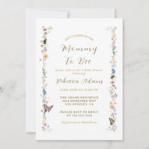 Mommy to Bee Garden Party Wildblume Kinderdusche