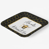 Mommy to bee Gender Neutral Elegant Baby Shower Pappteller (Gewinkelt)