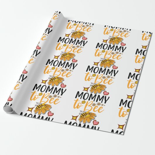 Mommy to Bee Geschenkpapier (Ungerollt)
