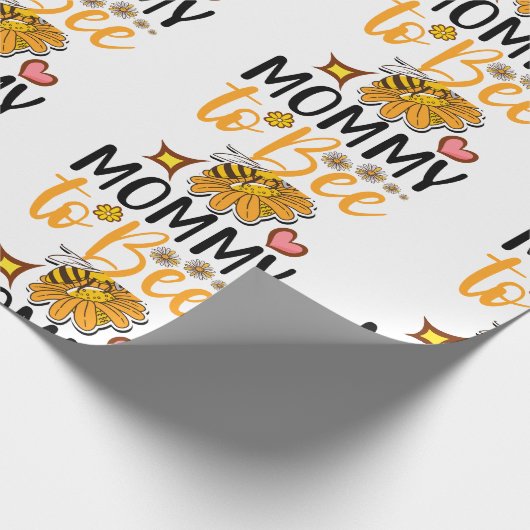 Mommy to Bee Geschenkpapier (Ecke)
