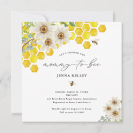 Mommy to Bee, Honey Bee & Daisies Baby Dusche