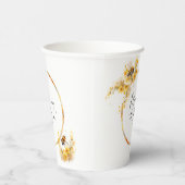 Mommy to Bee Honey Wildblume Baby Shower Pappbecher (Rechts)