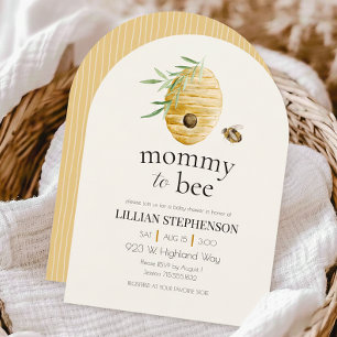 Mommy To Bee Hummel Bienengelb Baby Shower Einladung