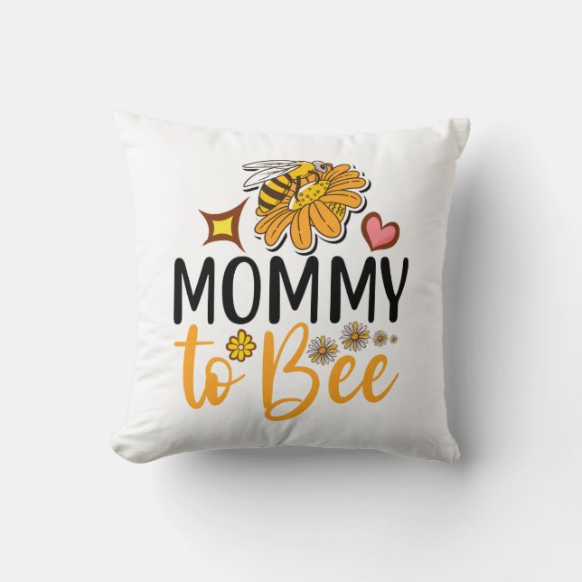 Mommy to Bee Kissen (Vorderseite)