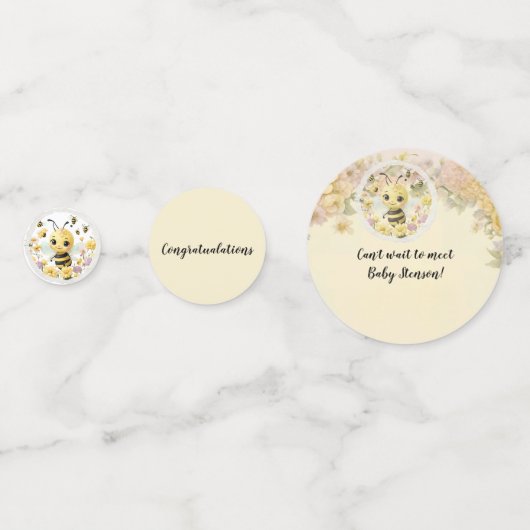 Mommy to Bee Konfetti (Rückseiten)