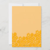 Mommy to Bee Niedlich Honey Bee Baby Shower Einladung (Rückseite)