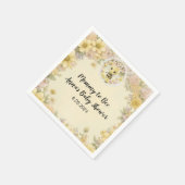 Mommy to Bee Serviette (Ecke)