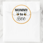 Mommy to Bee Stickers - Baby Shower Bee Themed (Tasche)
