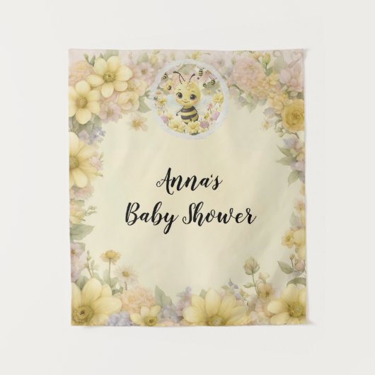 Mommy to Bee Wandteppich (Vorderseite)