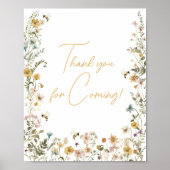 Mommy to Bee Wildblume Danke, dass du gekommen bis Poster (Vorne)