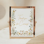 Mommy to Bee Wildblume Danke, dass du gekommen bis Poster